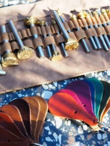 Atelier cuir team building porte-clé ou bracelet