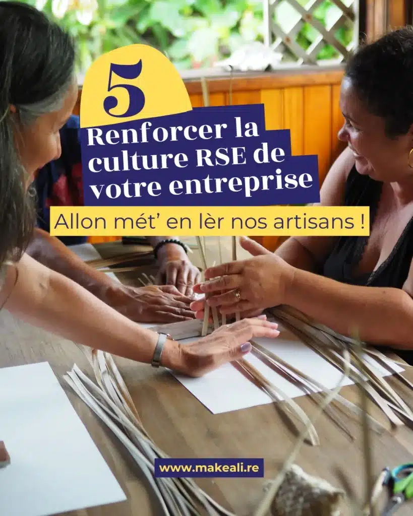 Team building RSE à La Réunion ateliers artisanaux Make a li