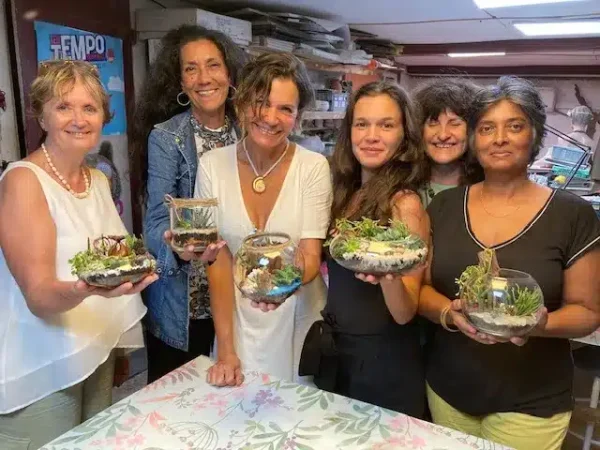 Atelier création d’un terrarium à La Réunion