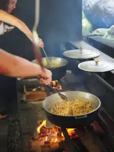 Atelier de cuisine réunionnaise feu de bois