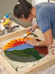 Atelier tufting de tapis à La Réunion