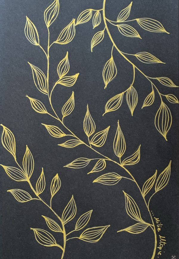 Initiez-vous au dessin sur papier noir